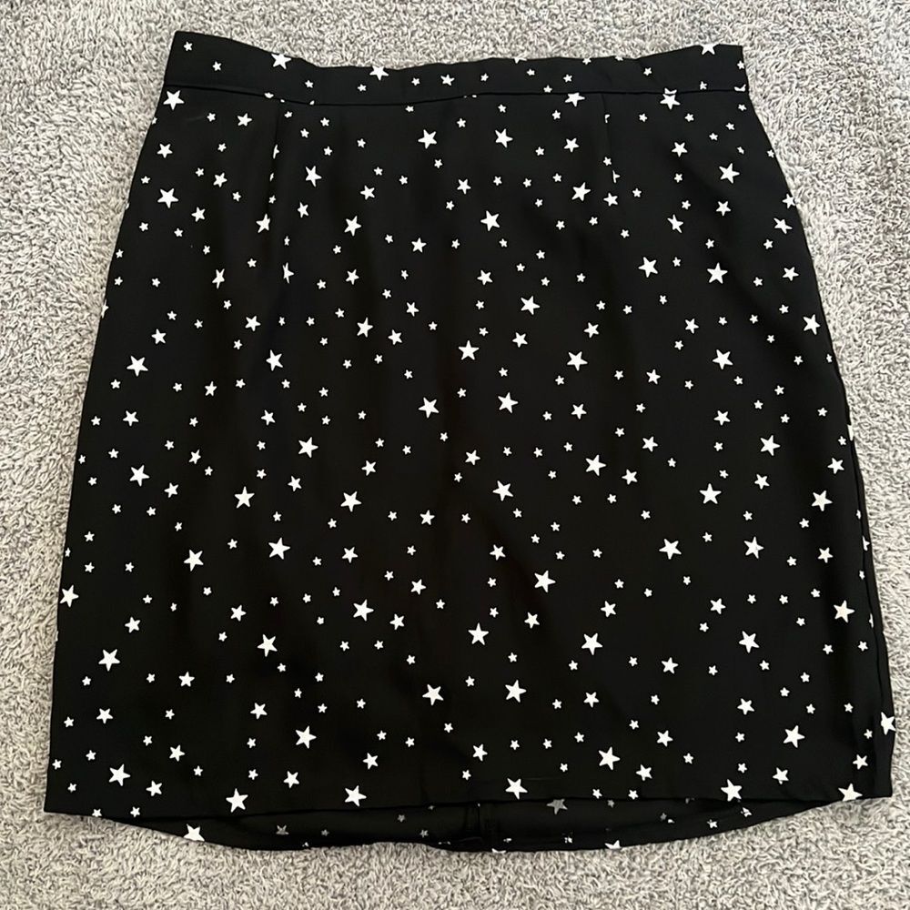 Nasty Gal star print skirt NWT